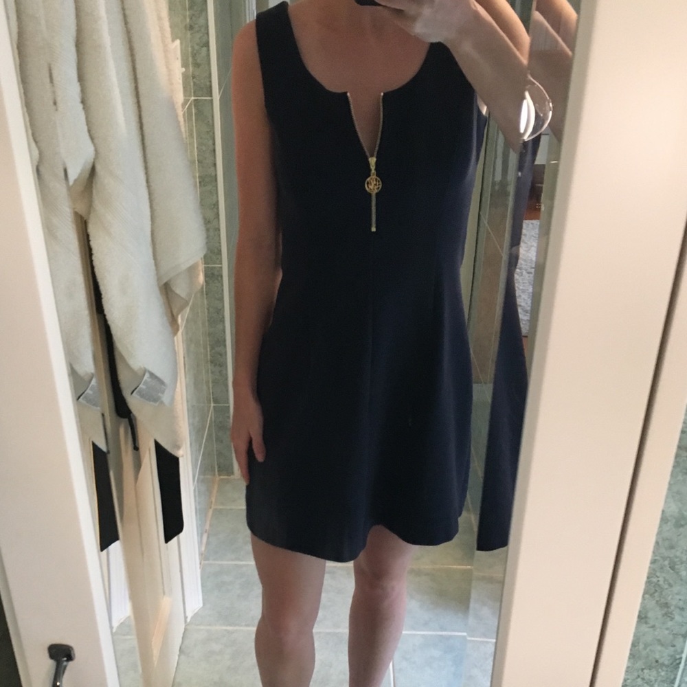 Lilly Pulitzer navy blue dress